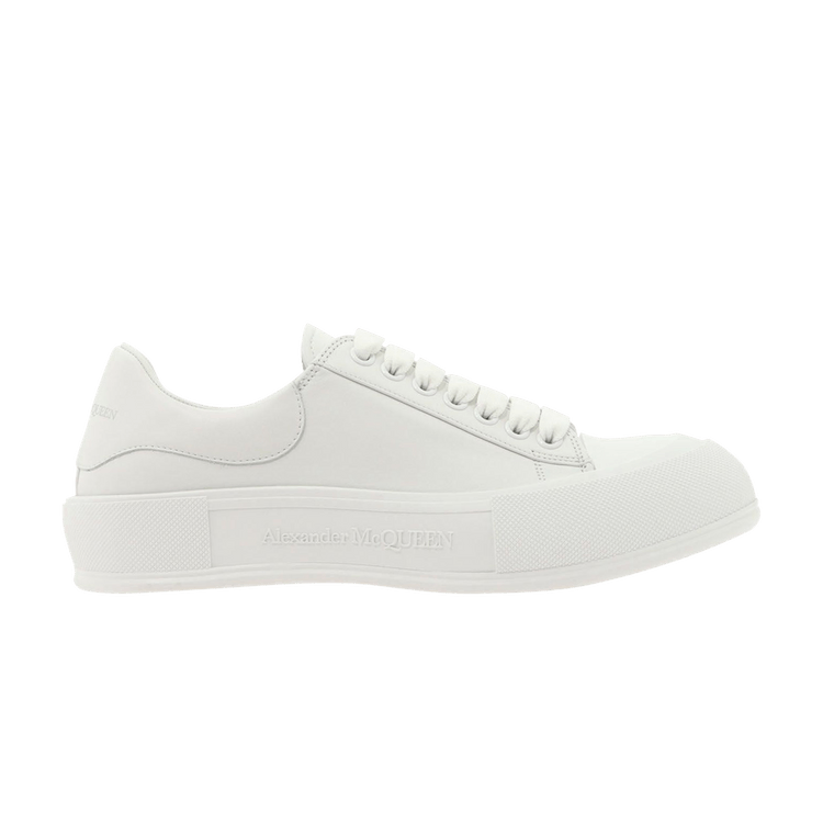 【alexander mcqueen】Deck lace-up plimsole / 705201 WIAB6 Buy Alexander McQueen Deck Plimsoll 'Optic White' - 705201