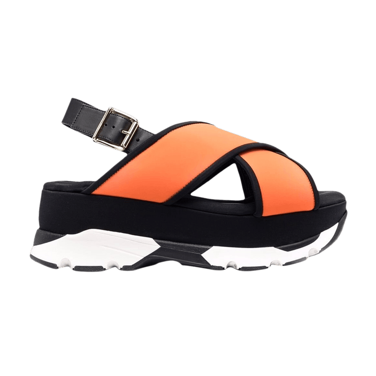 Marni Wmns Sporty Wedge Sandal 'Orange' GOAT