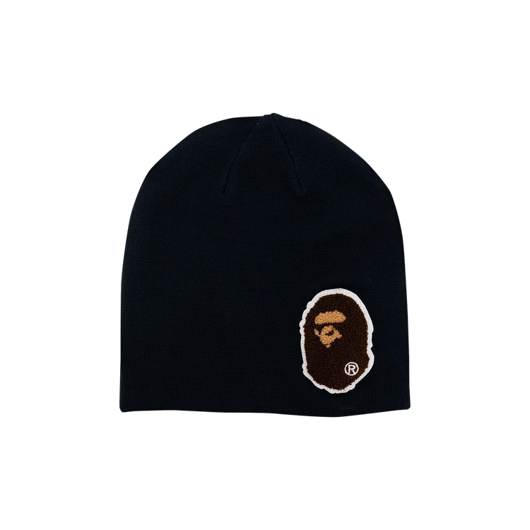 Buy BAPE Big Ape Head Knit Beanie 'Black' - 1I30 181 023