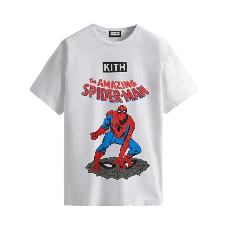 Buy Kith For Spider-Man Allies Vintage Tee 'White' - KHM030609 101