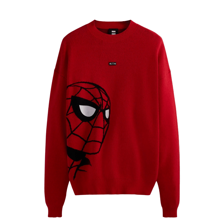 Spider man crewneck sweatshirt hotsell