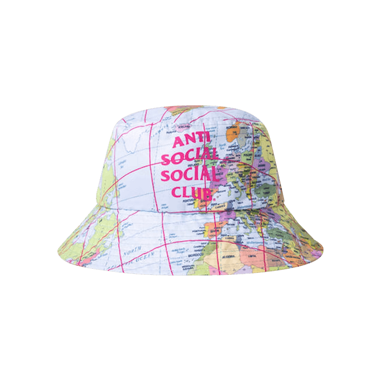 Buy Anti Social Social Club Current Location Bucket Hat