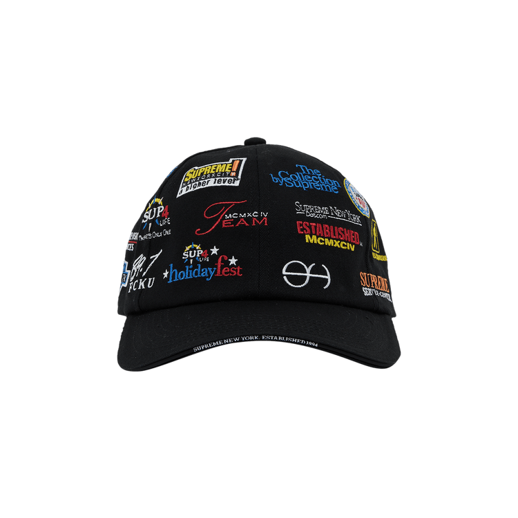 Buy Supreme Sponsors 6-Panel 'Black' - FW22H58 BLACK | GOAT