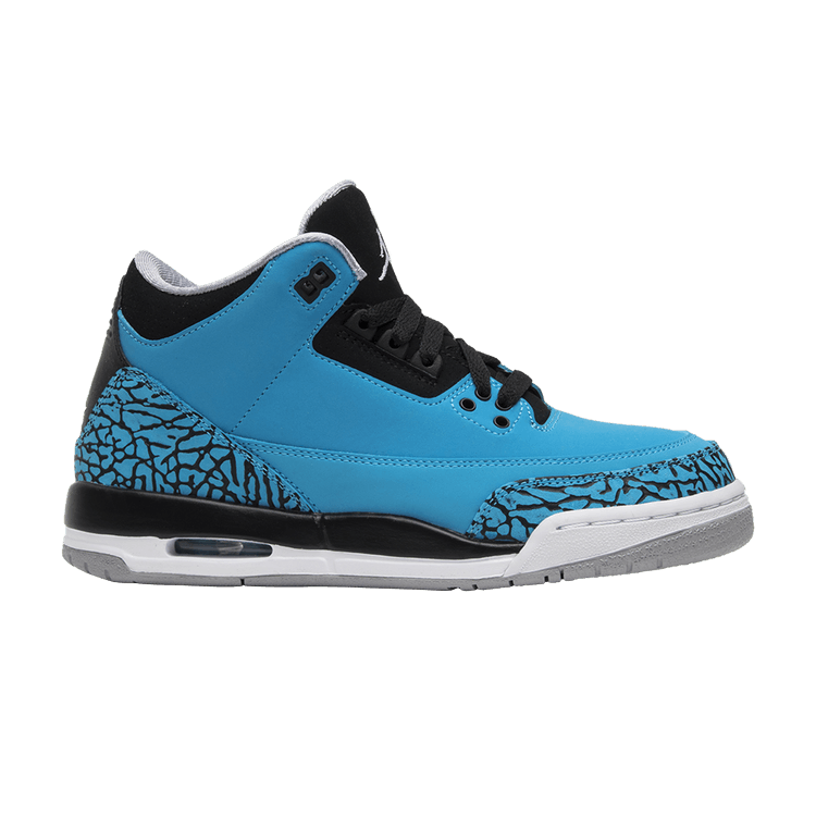 Size 3.5 Air Jordan 3 Retro BG Powder Blue