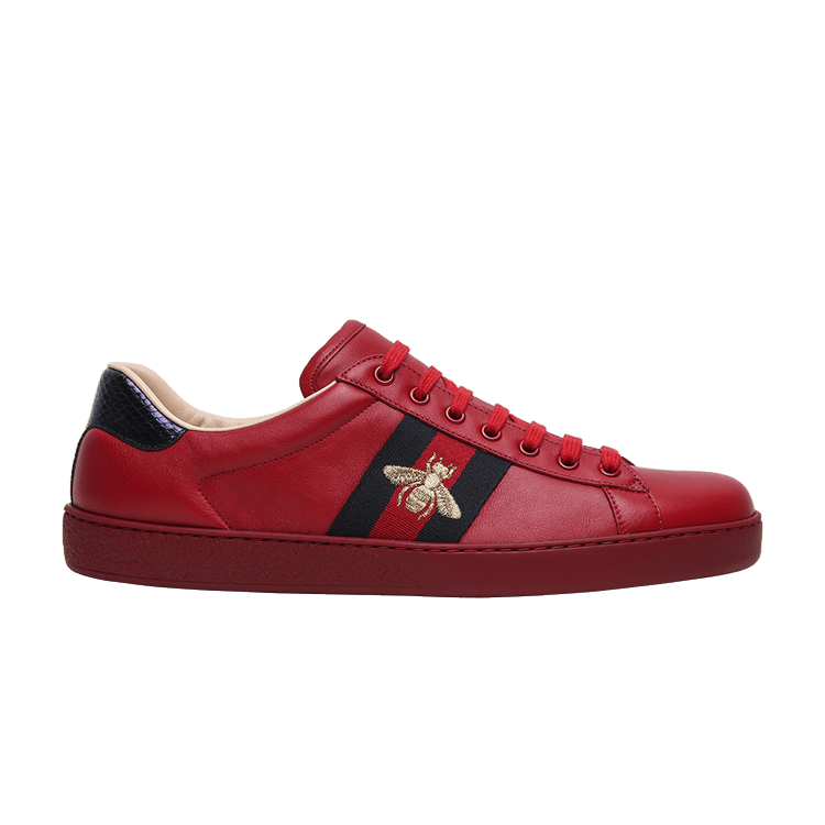 Buy Gucci Ace Embroidered Red Bee 429446 A38G0 6459 GOAT