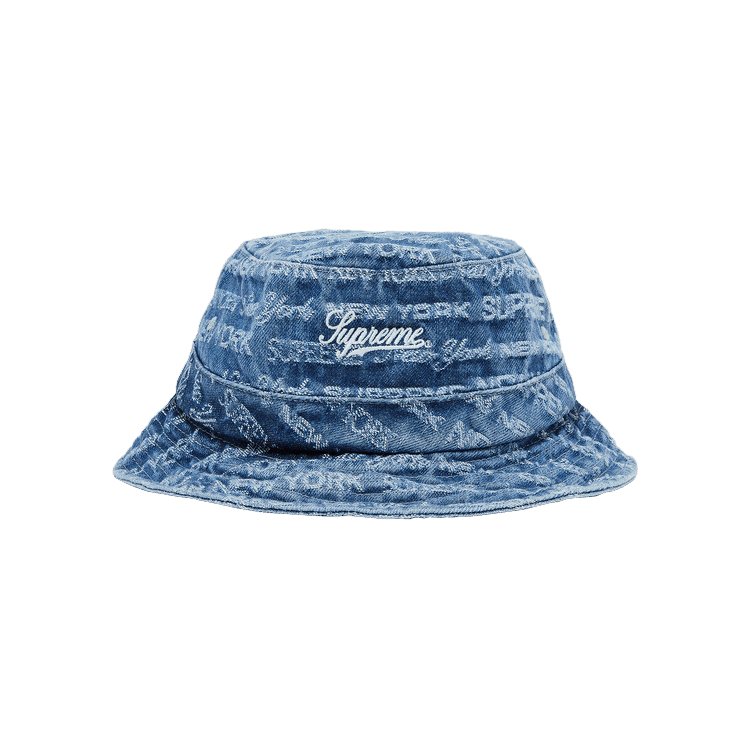 Supreme Multi Type Jacquard Denim 6-Panel Cap - Blue Hats, Accessories -  WSPME65519