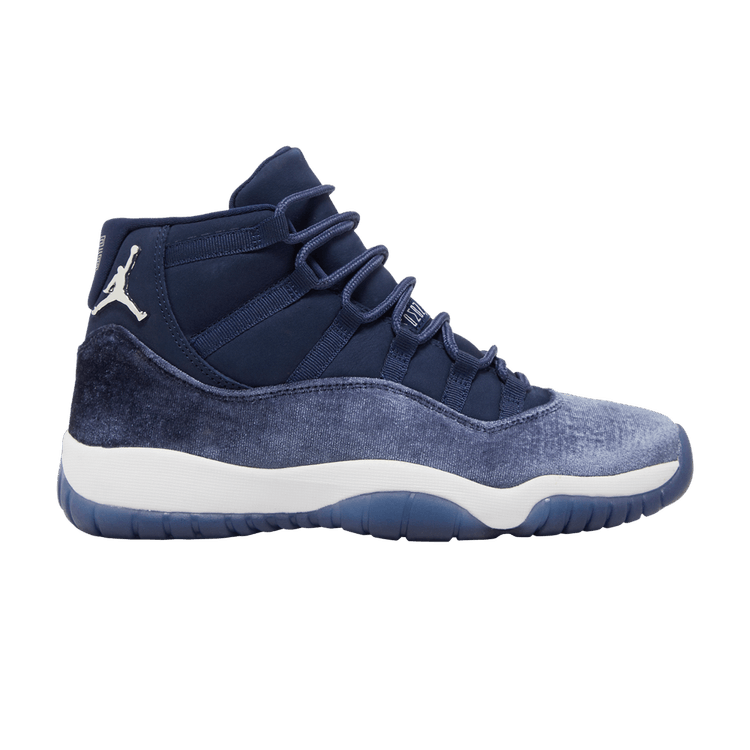 Jordan WMNS AIR JORDAN 11 RETRO - Sneaker high - midnight navymtlc slvr  white/blau 