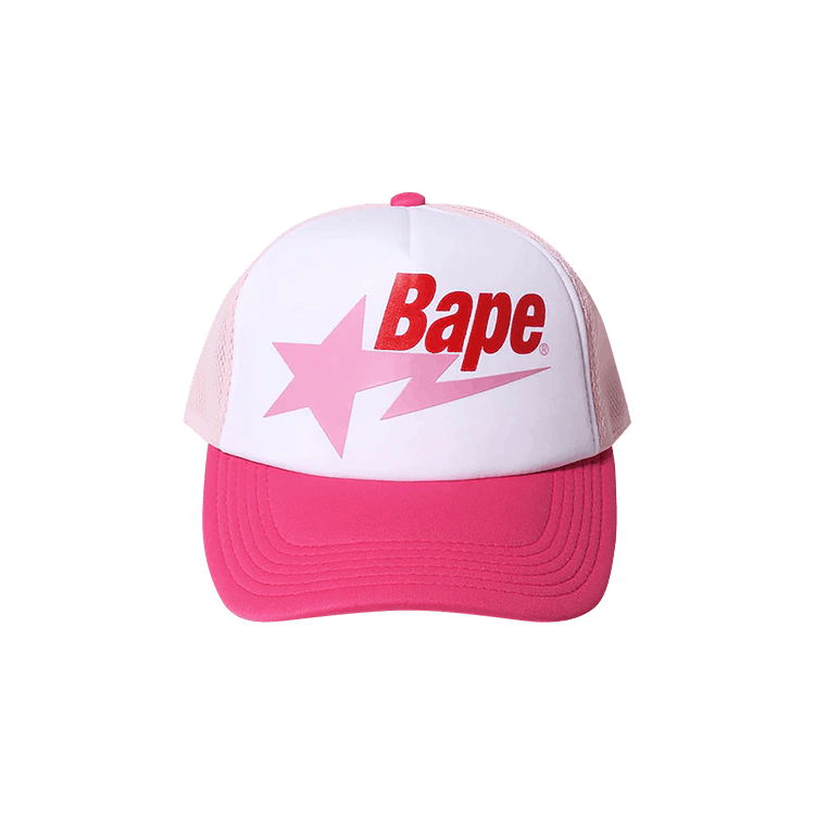 Buy BAPE Sta Mesh Cap 'Pink' - 1I30 180 019 PINK | GOAT