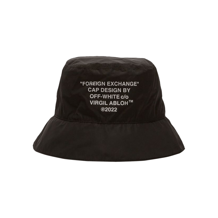 Buy Off-White Foreign Exchange Bucket Hat 'Black/White
