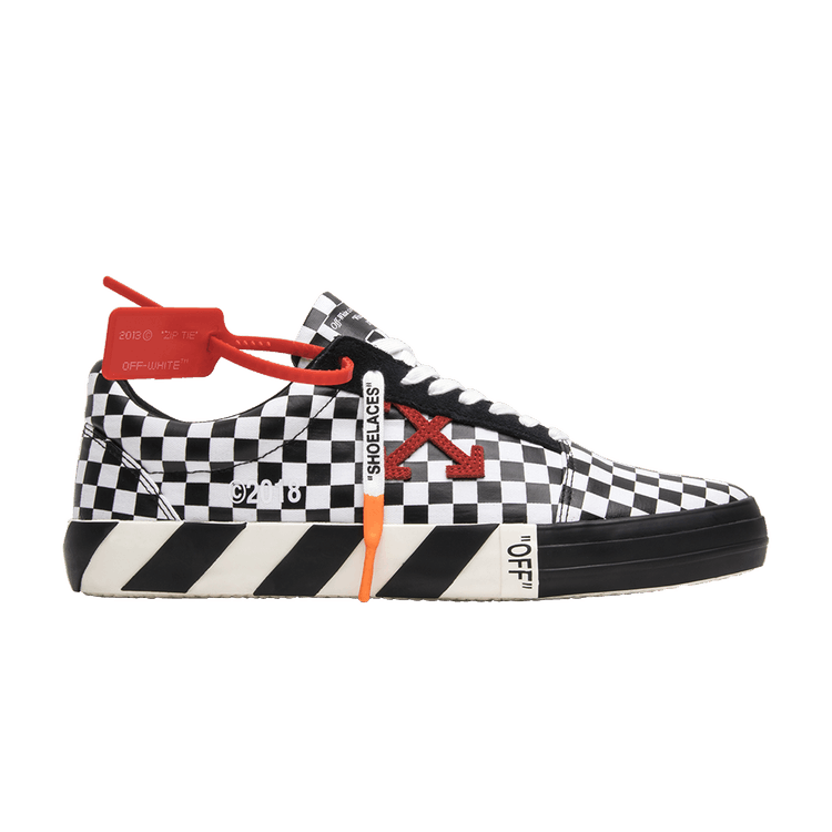 Buy OFF-WHITE Vulc Low Top 'Checkered Black White