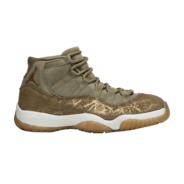 Wmns air jordan best sale 11 retro olive lux