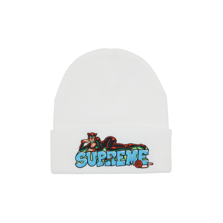 Buy Supreme Catwoman Beanie 'White' - FW22BN66 WHITE | GOAT