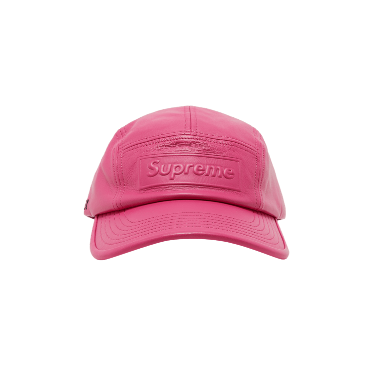 Buy Supreme GORE TEX Leather Camp Cap 'Pink'   SSH PINK   GOAT