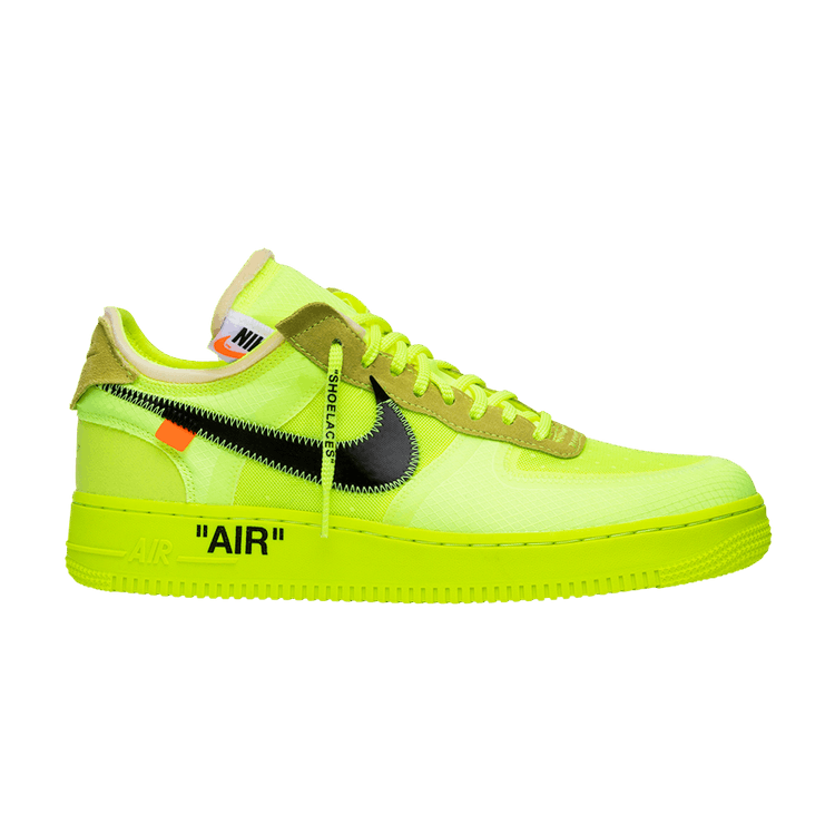 Hinder Roos Stationair Off-White x Air Force 1 Low 'Volt' | GOAT