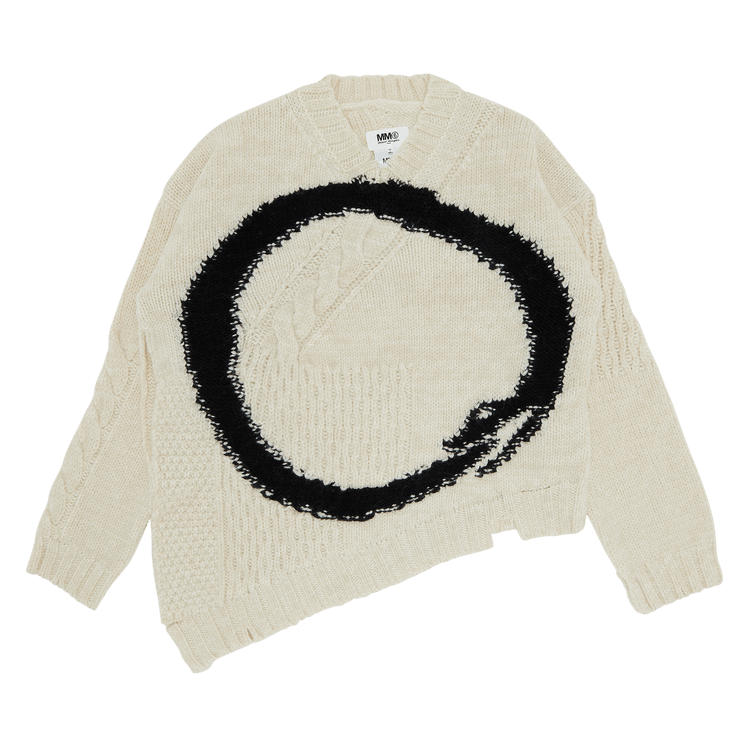 Buy MM6 Maison Margiela Sweater 'Off White' - S62GP0077 S18083 