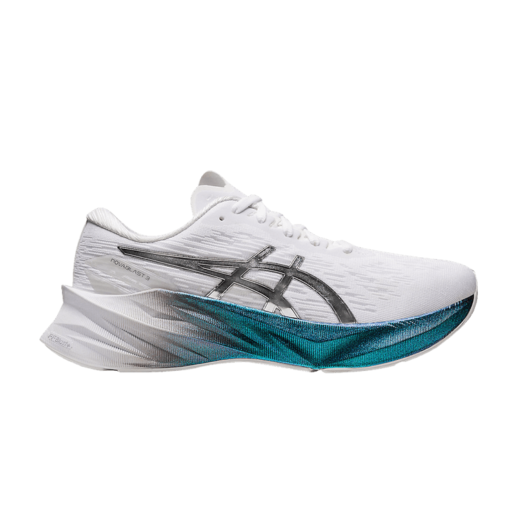 Buy Wmns Novablast 3 Platinum 'White Metallic Blue