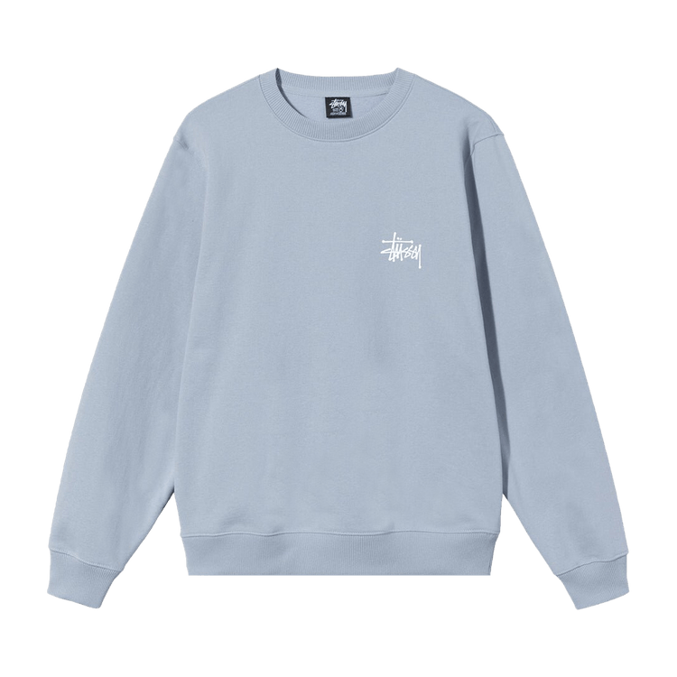 BASIC STÜSSY CREW グレー S Buy Stussy Basic Stussy Crew 'Ash Heather' - 1914464 ASH | GOAT
