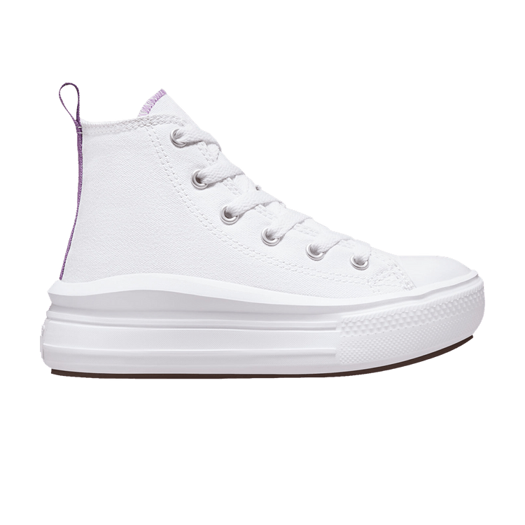 Chuck Taylor All Star Move Platform GS 'White Pixel Purple'