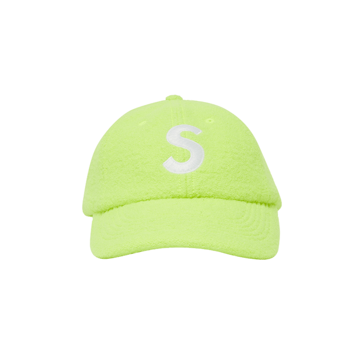 Buy Supreme Boiled Wool S Logo 6-Panel 'Flurorescent Green 