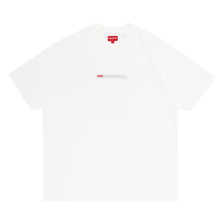 Buy Supreme Property Label ShortSleeve Top 'White' FW22KN69 WHITE GOAT