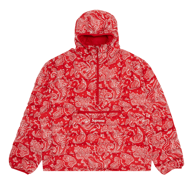 Supreme Bandana Track Jacket Red