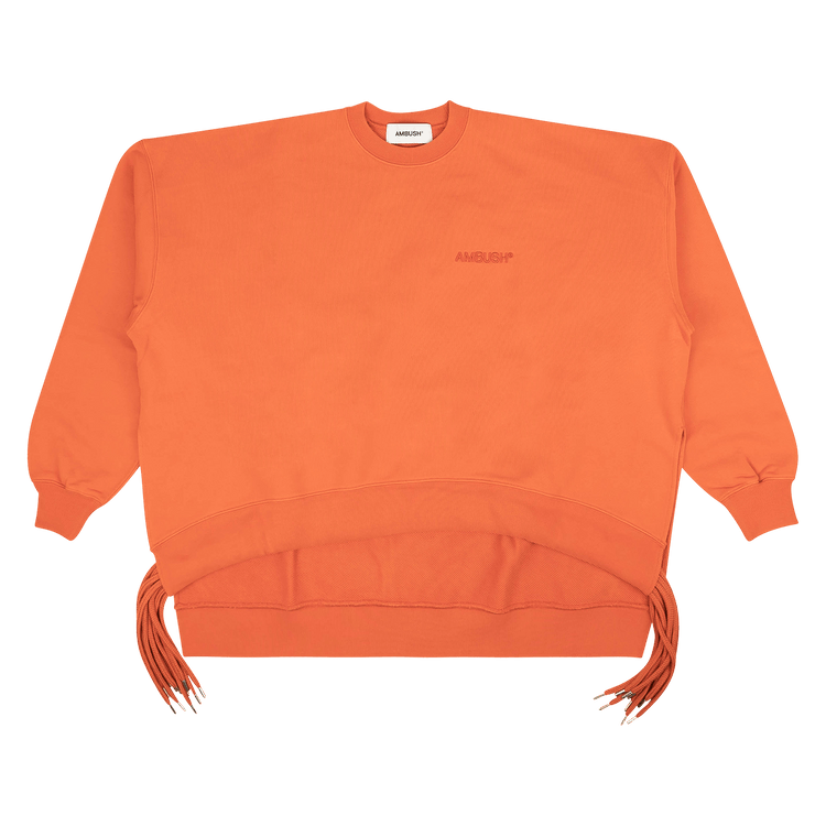 Buy Ambush Multicord Crewneck Sweatshirt Orange BWBA003F21FLE0012222 ORAN GOAT