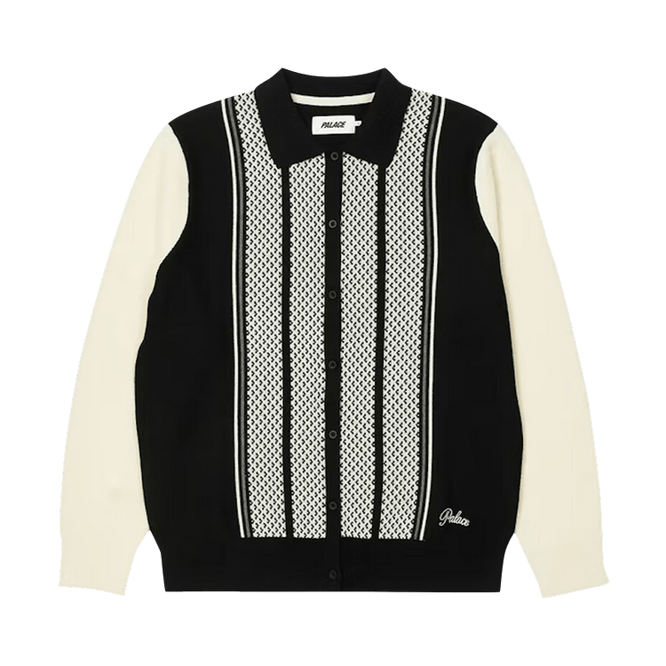 Buy Palace London Knitted Polo 'Black' P23KW142 GOAT
