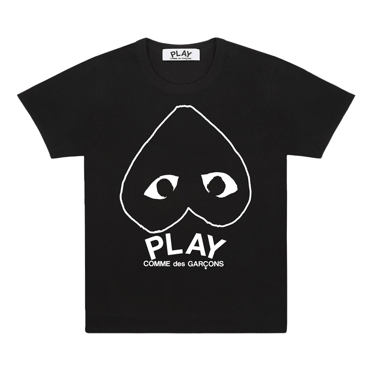 Buy Comme des Garçons PLAY Inverted Big Heart T-Shirt 'Black' - AZ