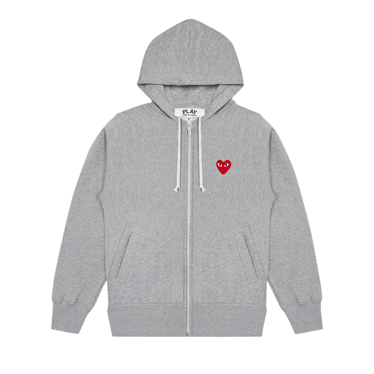 超希少　tricot COMME des GARÇONS ジップパーカー　レース Buy Comme des Garçons PLAY Multi Heart Zip Up Hoodie 'Grey' - AZ