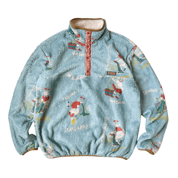 Kozara12 TECH COUNTRY ver.1 ２枚セット Buy Kapital Kountry Calendar Fleece Pullover 'Sax