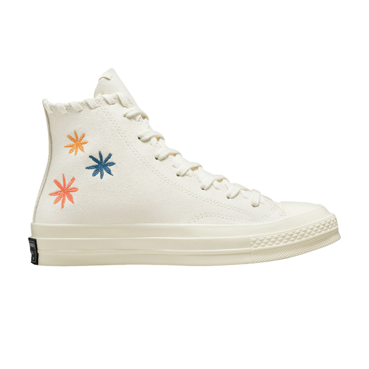 Wmns Chuck 70 High 'Embroidered Floral - Egret'