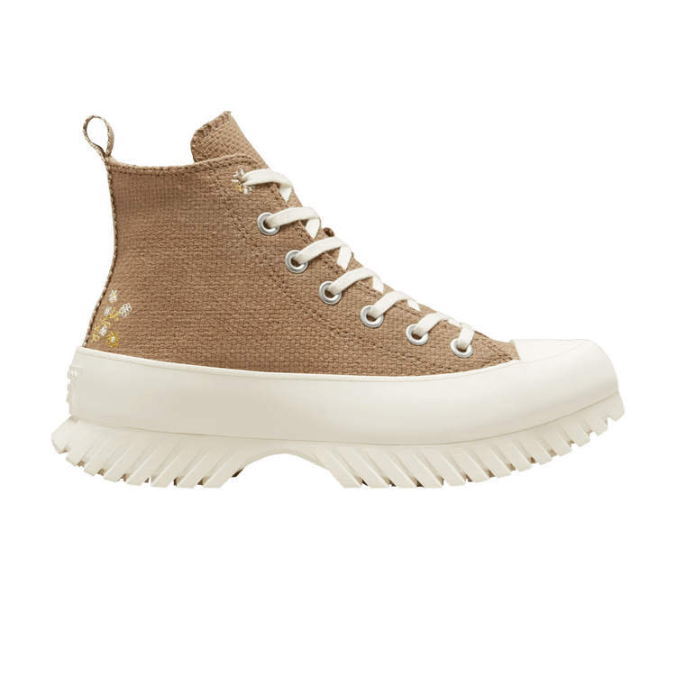 Wmns Chuck Taylor All Star Lugged Platform 2.0 High 'Autumn Embroidery - Sand Dune'