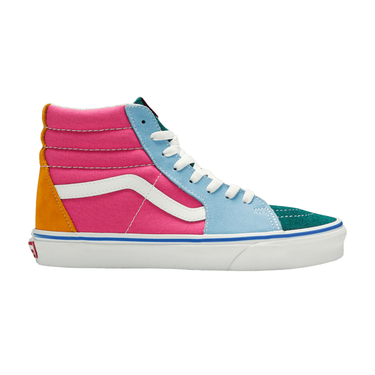 Vans high top multicolor discount