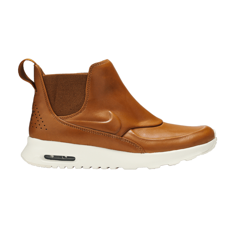 light brown nike air max thea mid sneaker boot