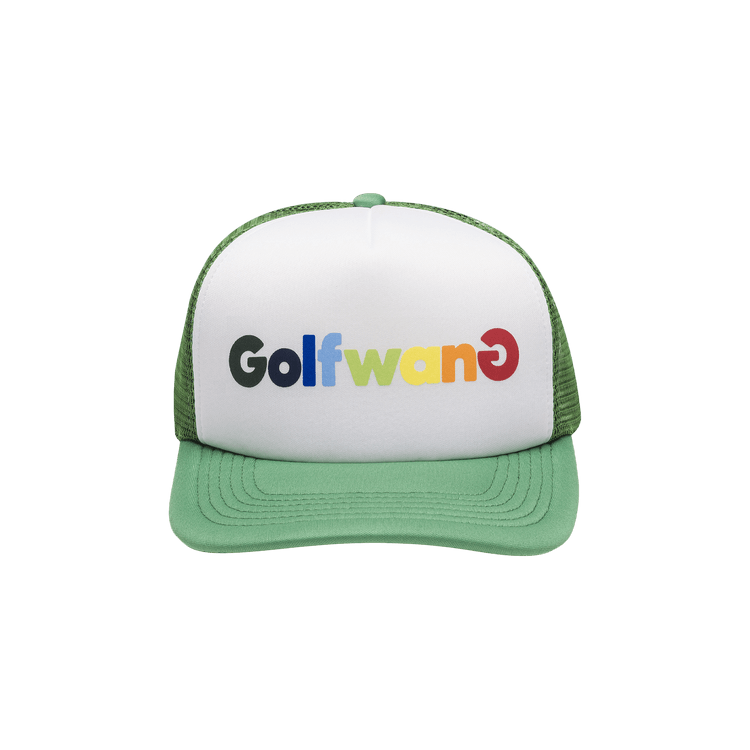 Buy GOLF WANG Happy Logo Trucker Hat 'Hunter Green' FW22H1026HG GOAT