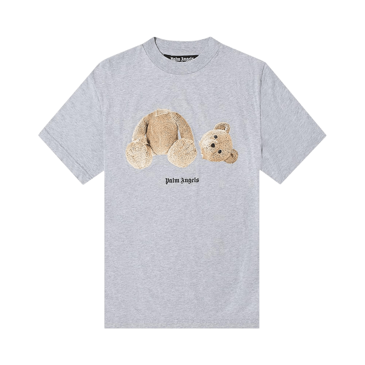 Buy Palm Angels Pa Bear Classic Tee 'Melange Grey/Brown