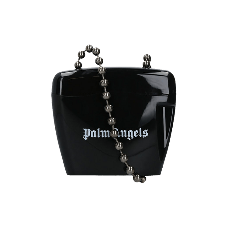 Buy Palm Angels Mini Padlock Bag Black White