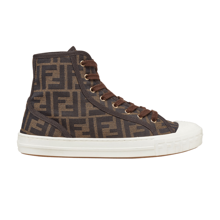 Buy Fendi Wmns FF Motif Domino High 'Brown' 8E8357 AJZX F0R7V GOAT