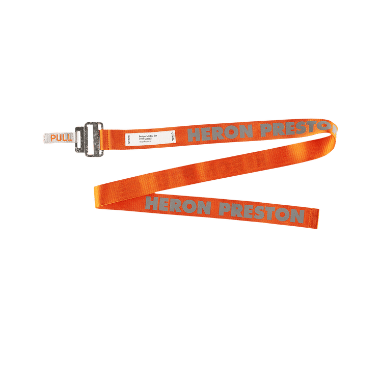 Buy Heron Preston Reflective Tape Belt 'Orange