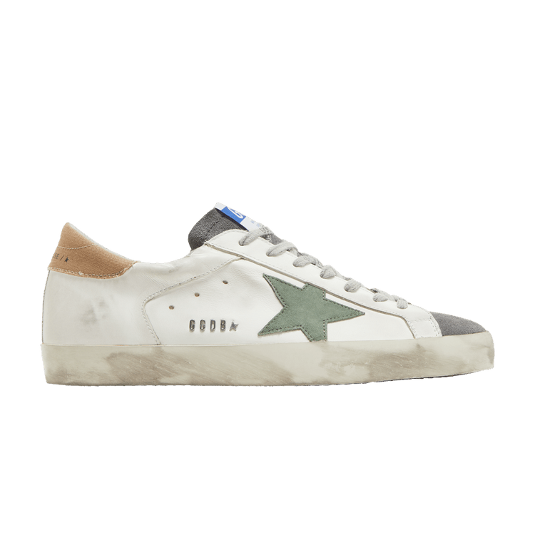 Golden Goose Superstar White Military Green Culture Circle