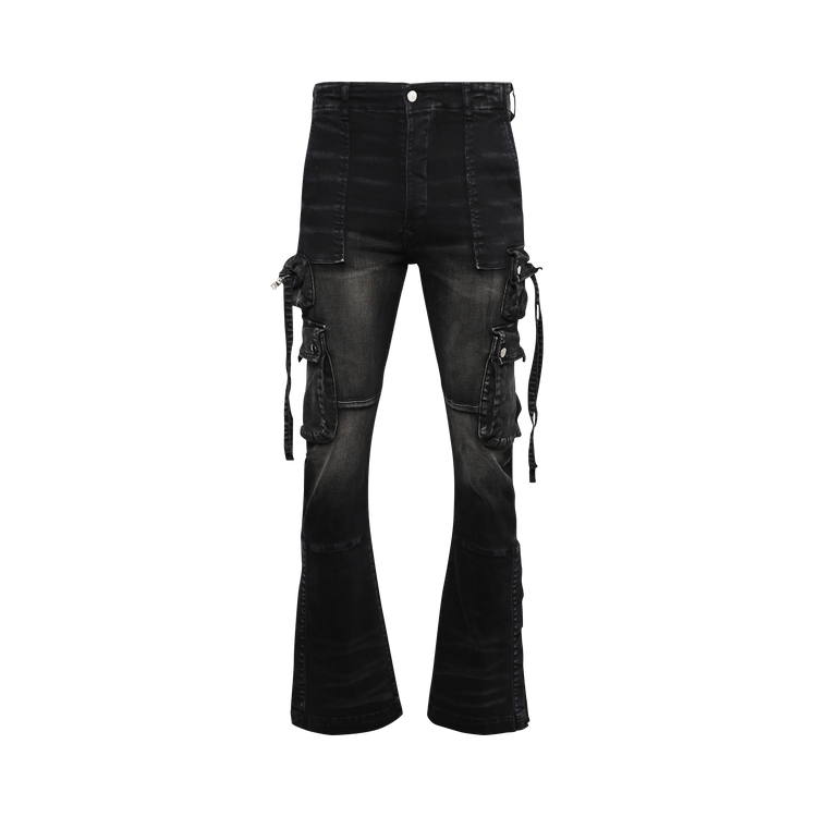 Buy Amiri Cargo Flare Jean 'Aged Black' - AW22MDS018 023 Buy Amiri Cargo Flare Jean 'Aged Black' - AW22MDS018 023
