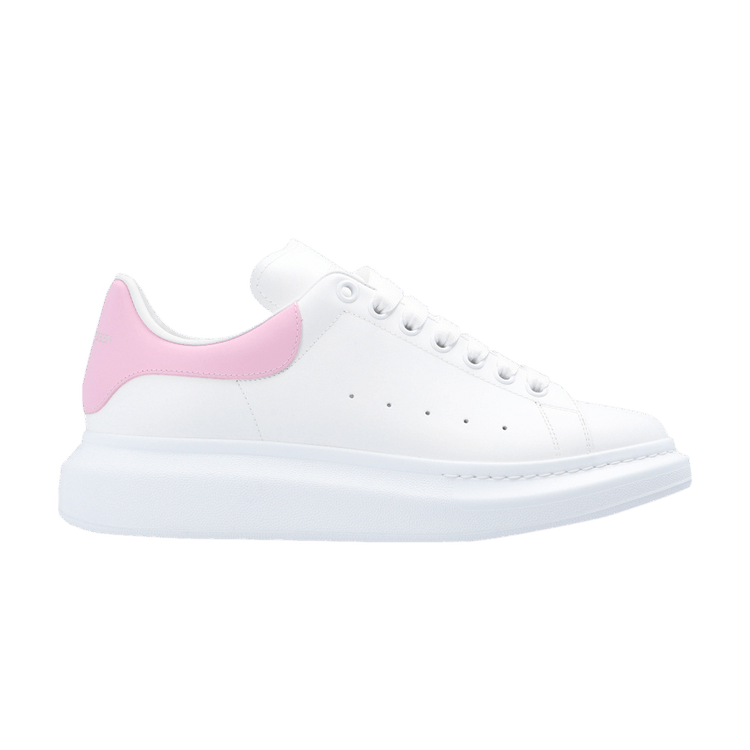 alexander mcqueen white and pink sneakers