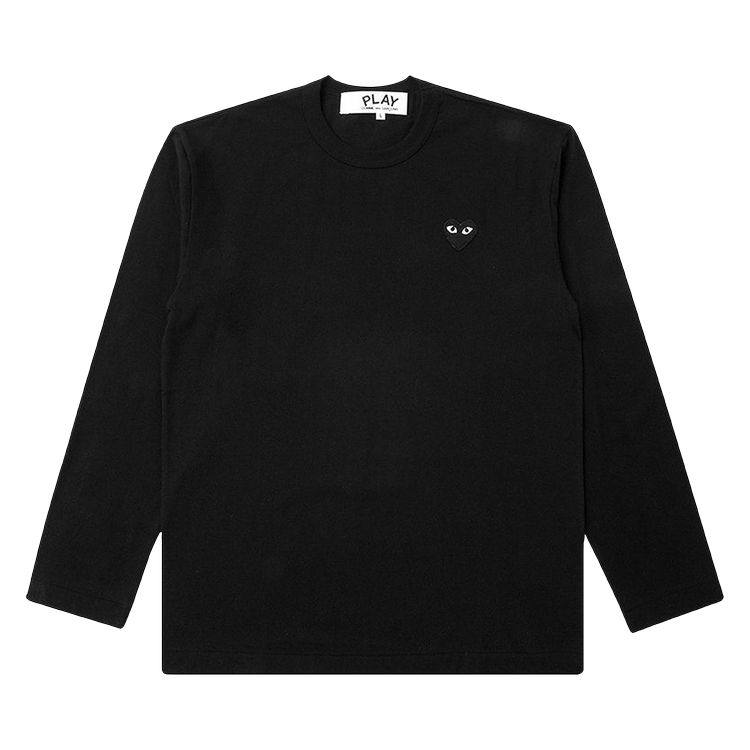 Buy Comme des Garçons PLAY Black Emblem Long-Sleeve T-Shirt 'Black ...