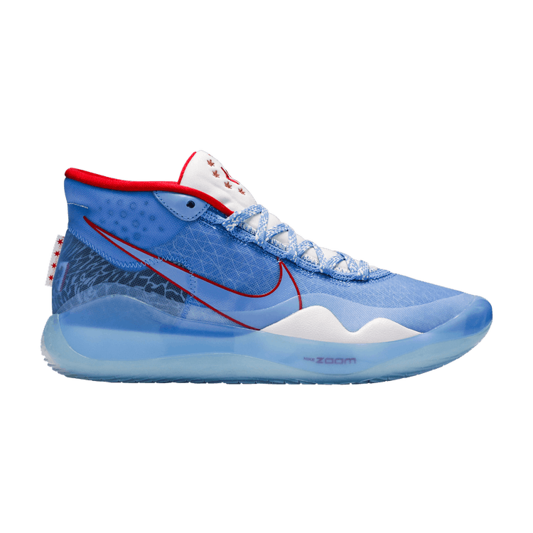 101 - Nike Zoom KD 12 The Day One White Metallic Multi Color Durant Basketball  Shoes AR4230 - GmarShops - X9000L4 Shoes Unisex