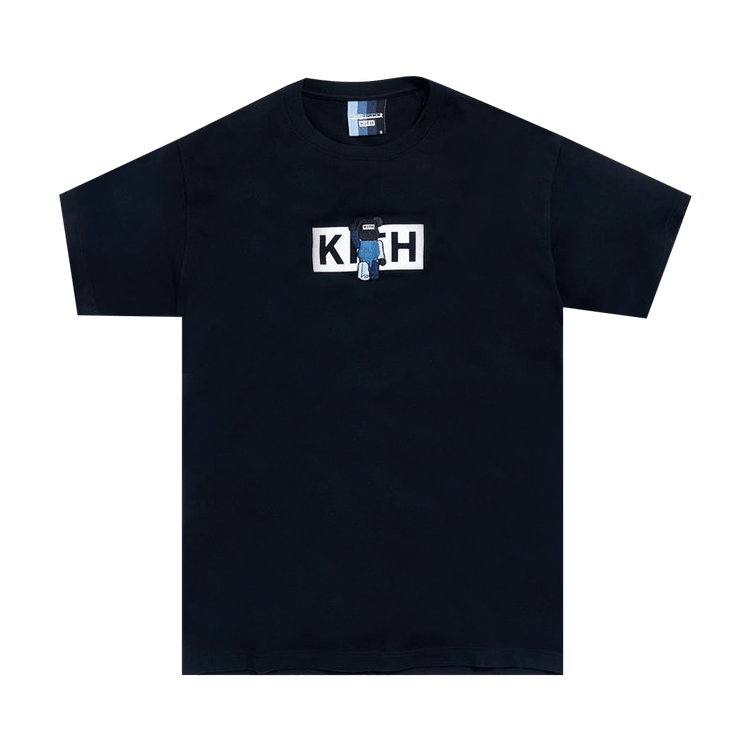 Kith x Bearbrick Logo T-Shirt 'Black' | GOAT UK