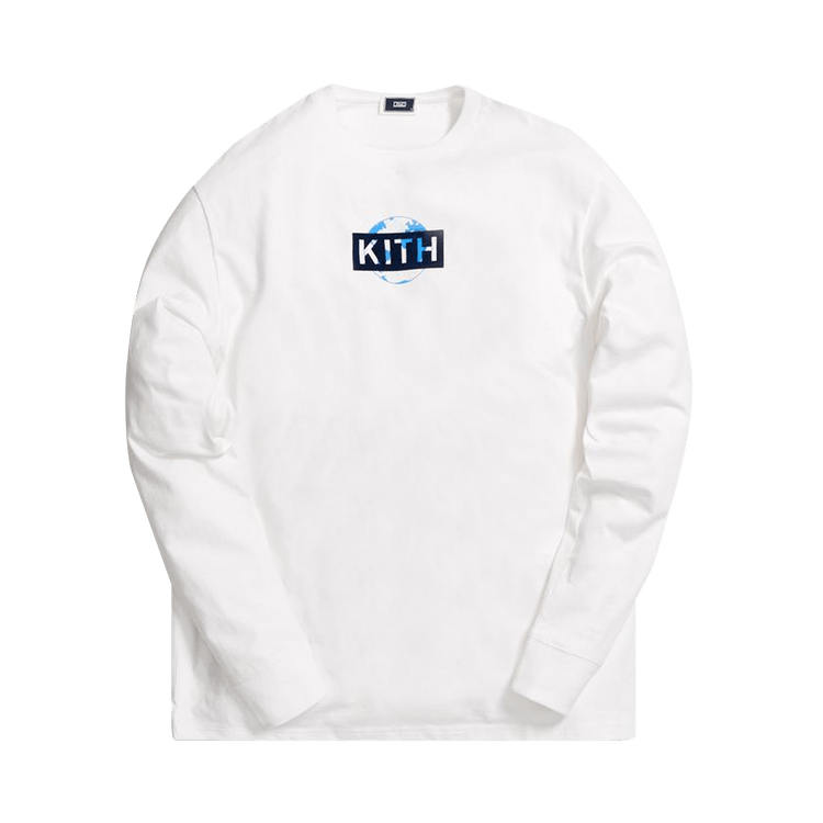 Buy Kith One World Long-Sleeve T-Shirt 'White' - KH3620 101