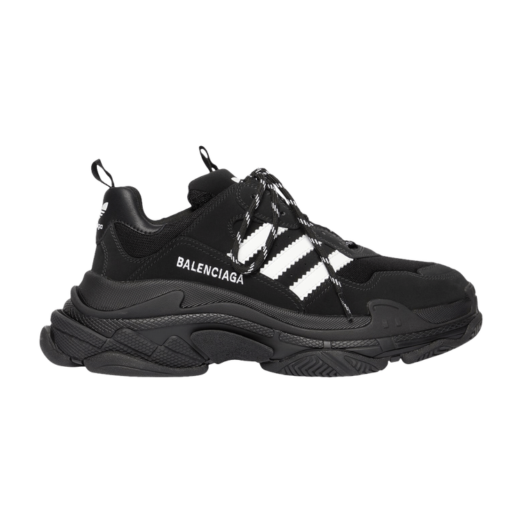 Buy Adidas x Balenciaga Triple S Sneaker 'Black' - 712821 W2ZB2 