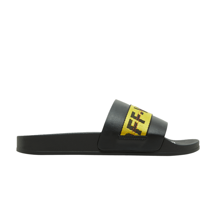 Off white slides hotsell black and yellow
