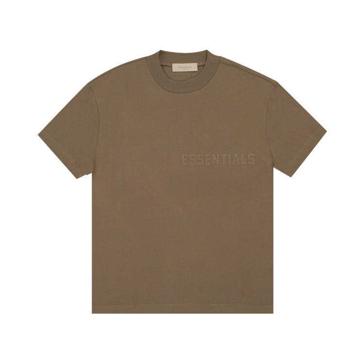 Buy Fear Of God Essentials Short Sleeve Tee Wood 125su222004f Goat 1069