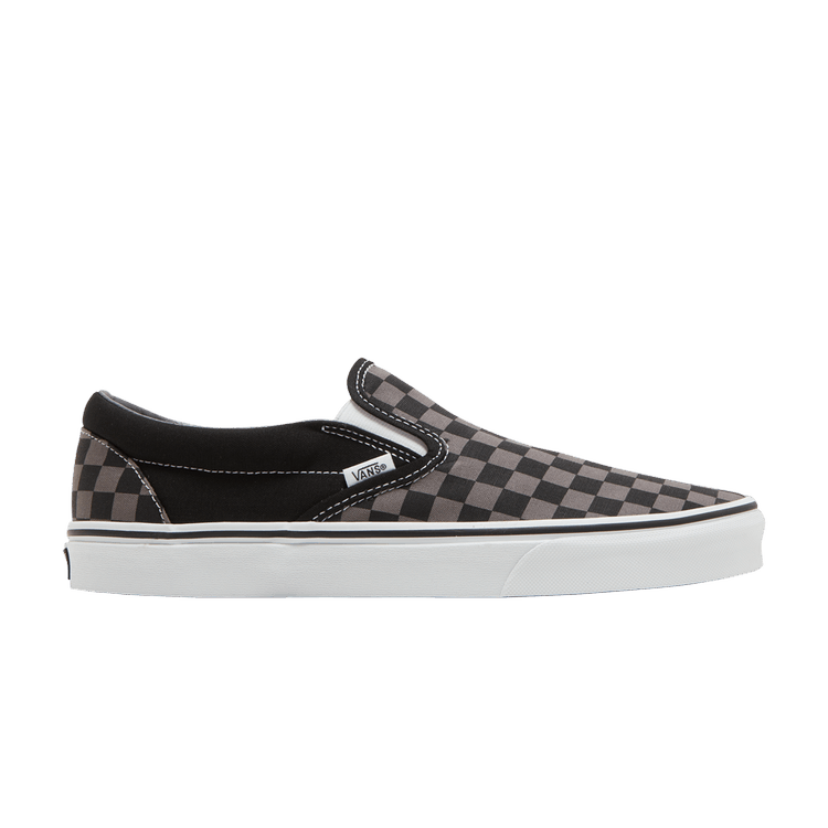 Classic Slip-On 'Checkerboard Black Pewter'